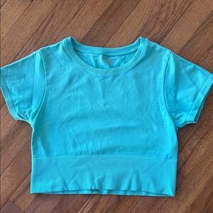 Aerie cropped workout top, Size L
